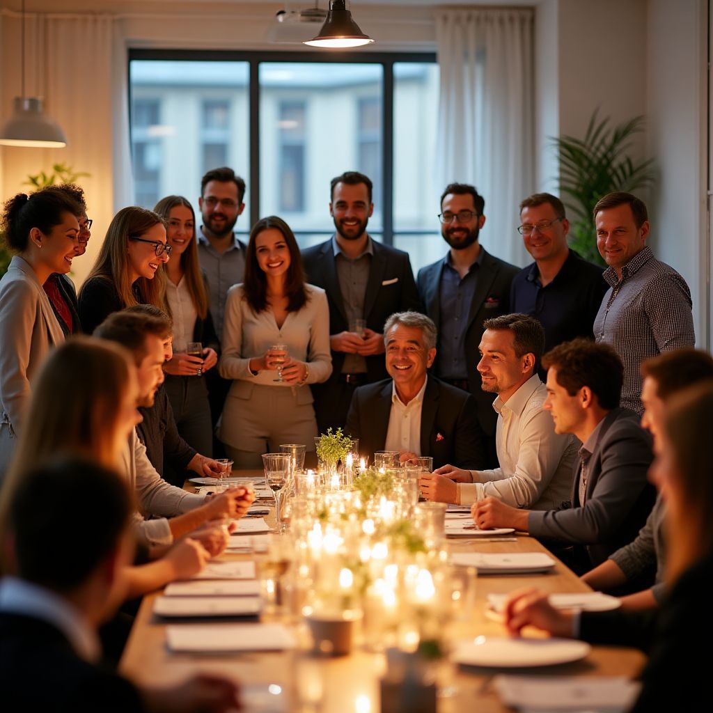 Célébration d'équipe